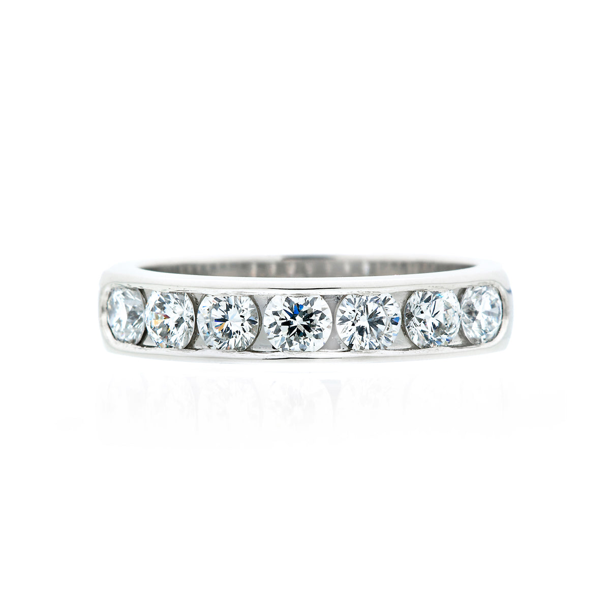 Channel Set Diamond Band