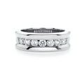 Large Channel Set Diamond Band