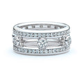 Double Row Diamond Band