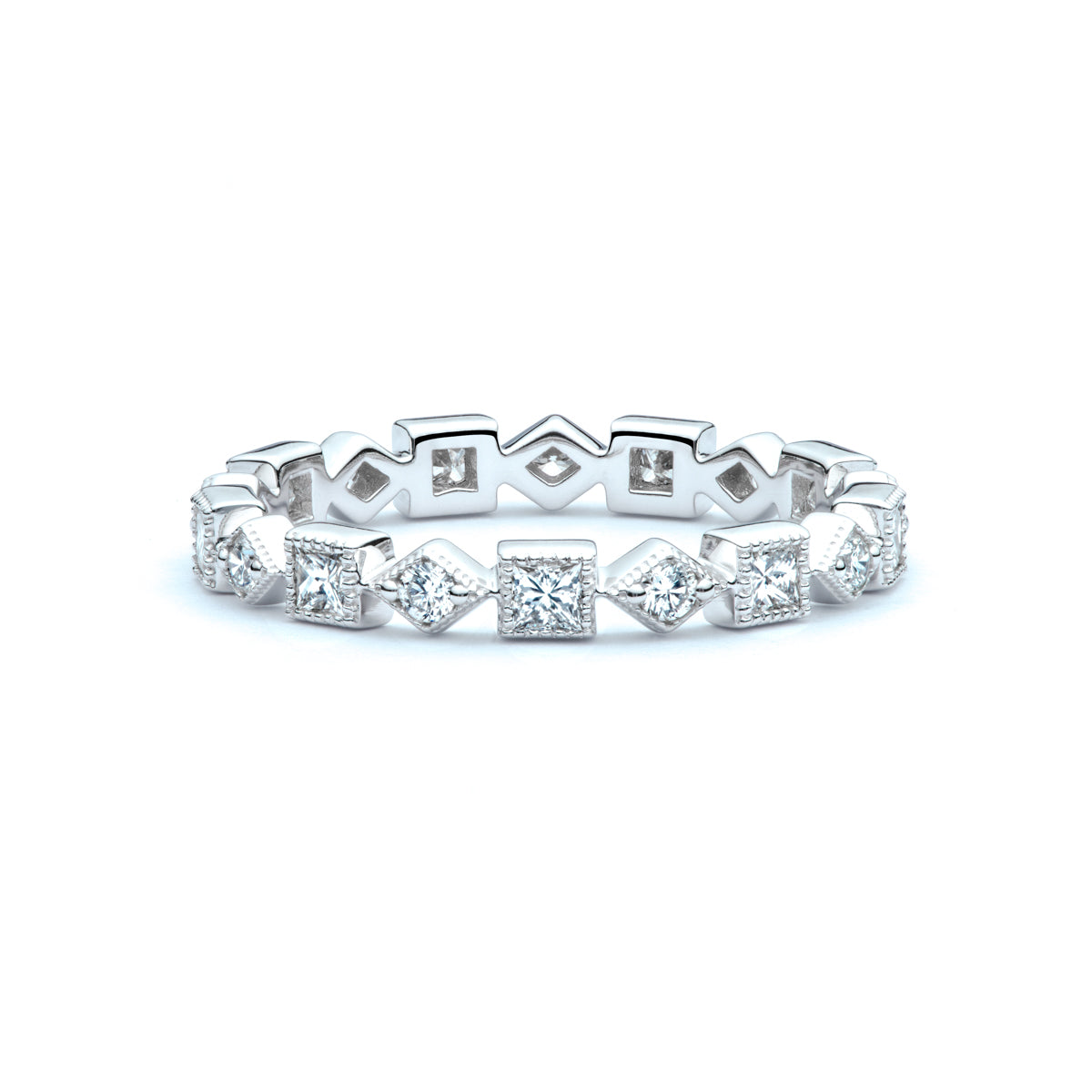 Stackable Diamond Wedding Band
