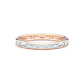 Rose Gold Baguette Diamond Eternity Band