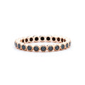 Rose Gold Black Diamond Band