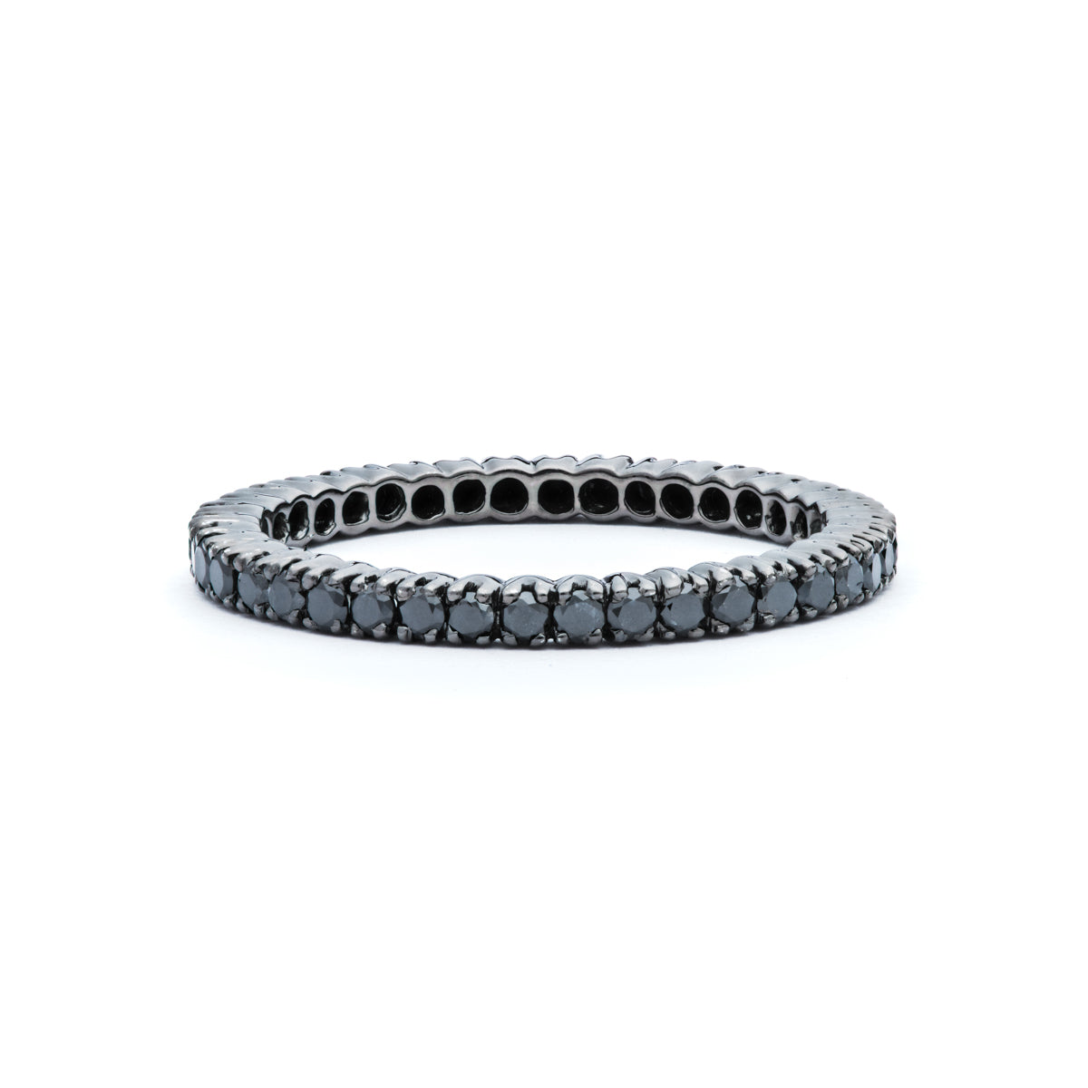 Black Diamond Wedding Band
