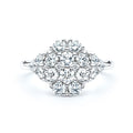 Diamond Cluster Ring