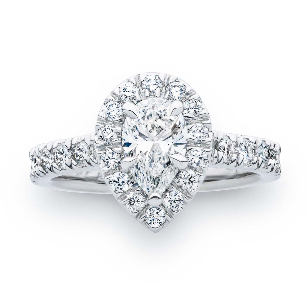 The Sydney Pear Shaped Diamond Engagement Ring