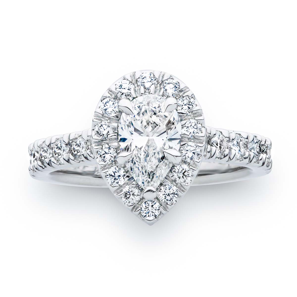 The Sydney Pear Shaped Diamond Engagement Ring