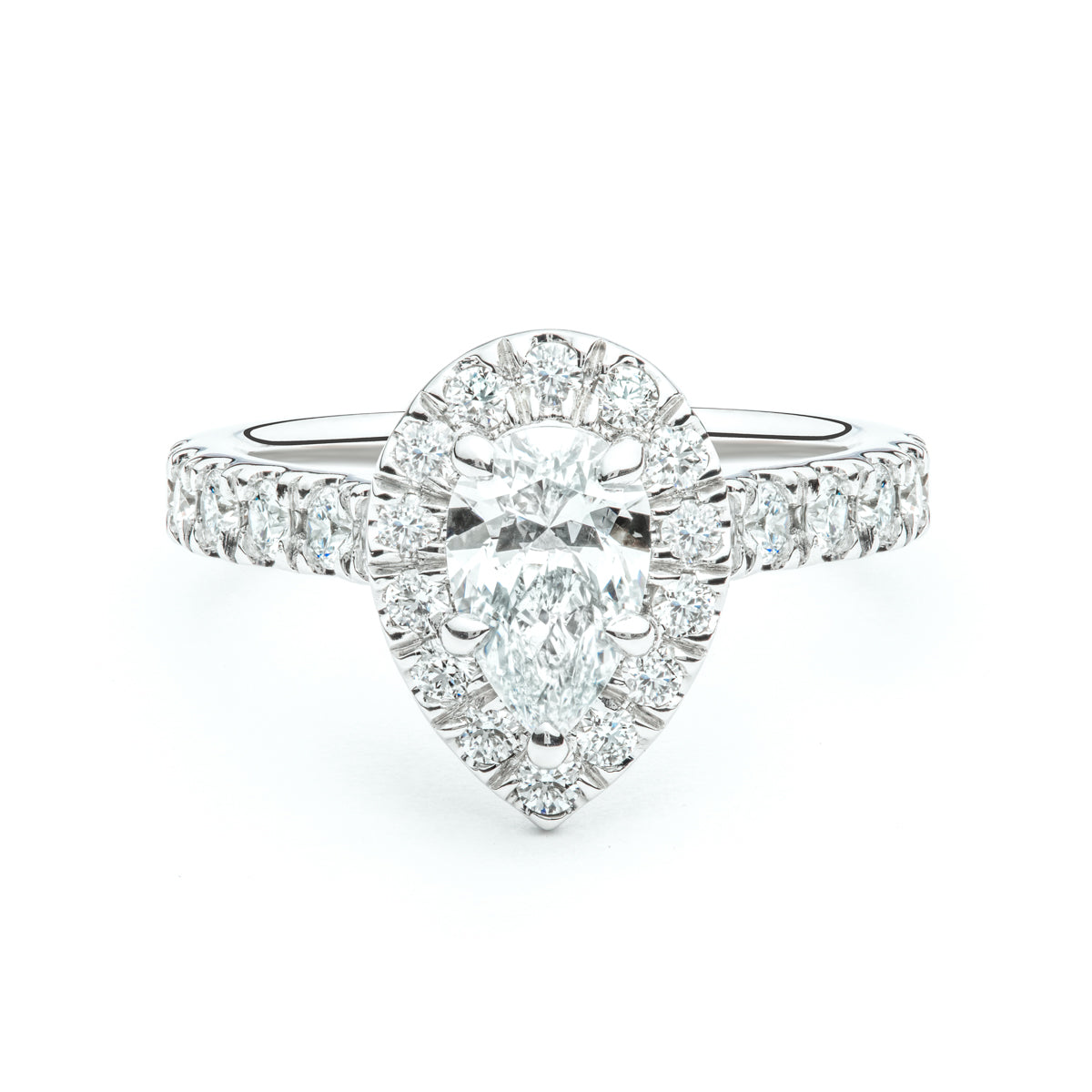 The Sydney Pear Shaped Diamond Engagement Ring