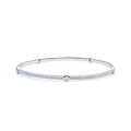 White Gold Diamond Bangle