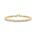 Yellow Gold Diamond Tennis Bracelet