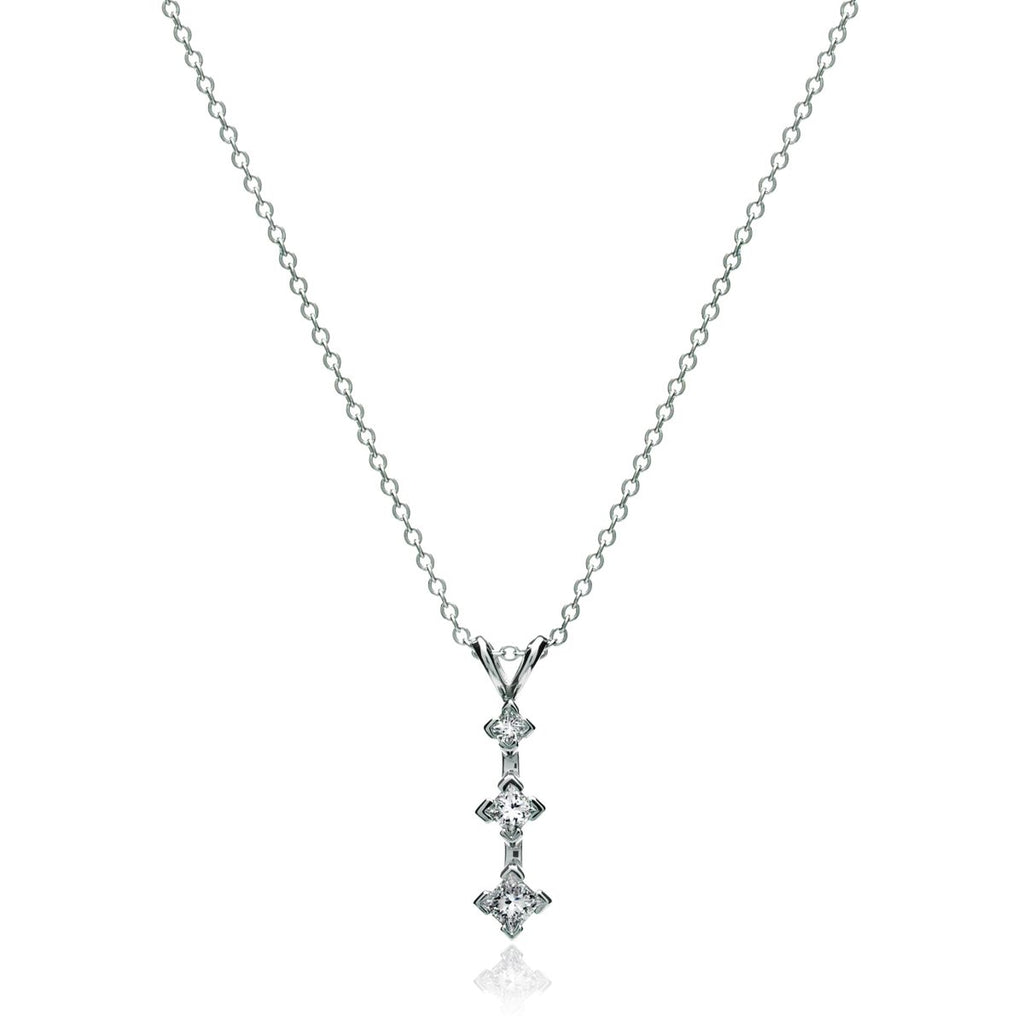 Princess Cut Diamond Pendant
