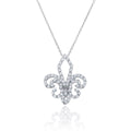 Fleur De Lis Diamond Pendant