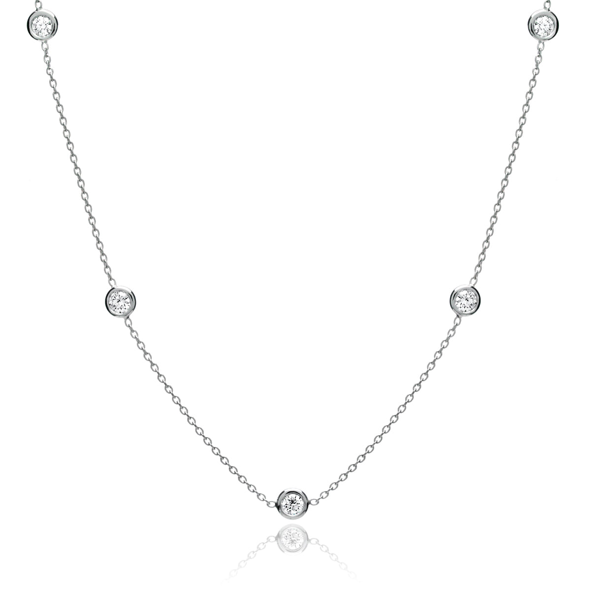 Diamond Station Necklace