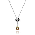 Cognac Diamond Drop Pendant