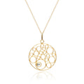 Gold Circle Pendant