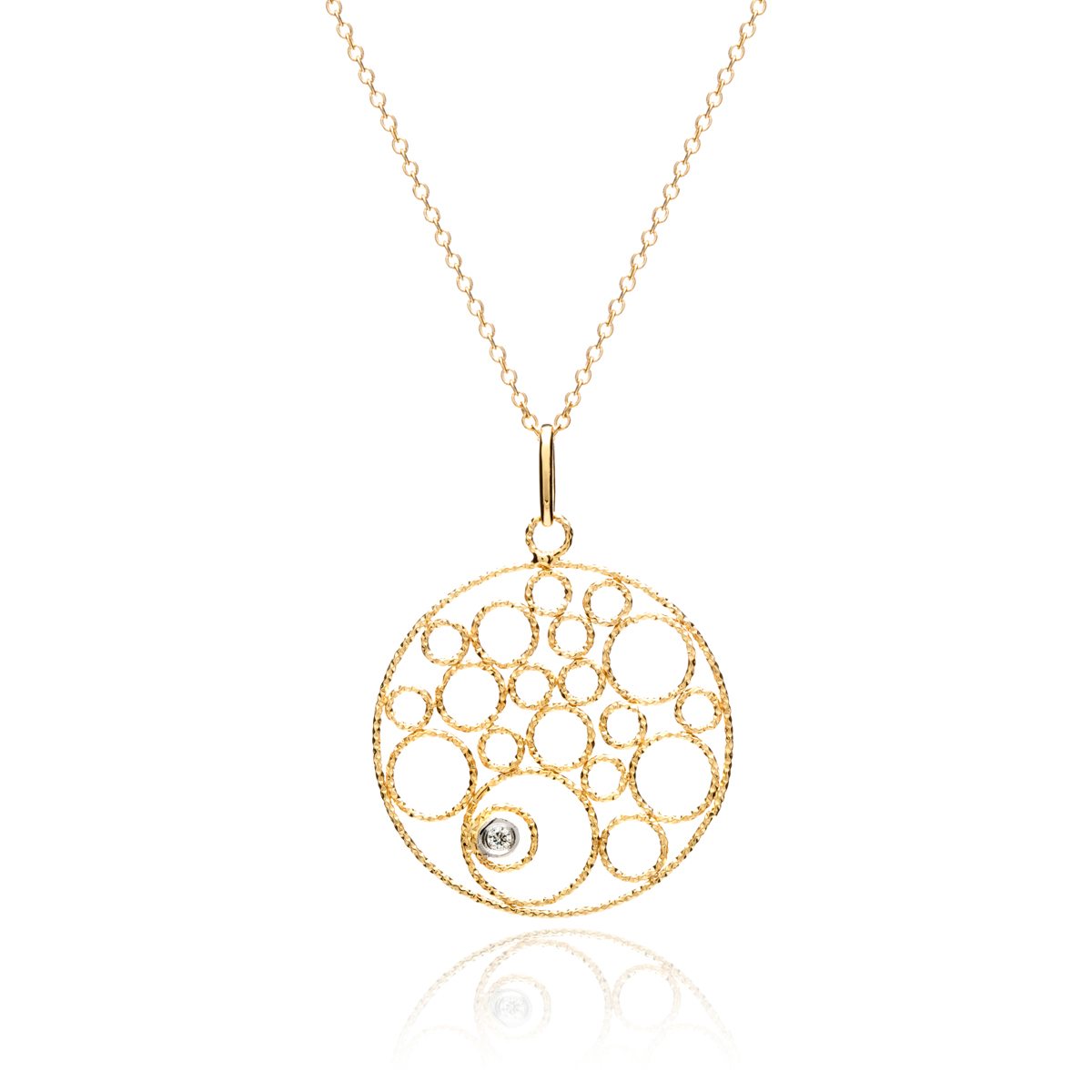 Gold Circle Pendant