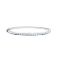 Shared Prong Diamond Bangle