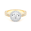 The Ester Hand Engraved Engagement Ring