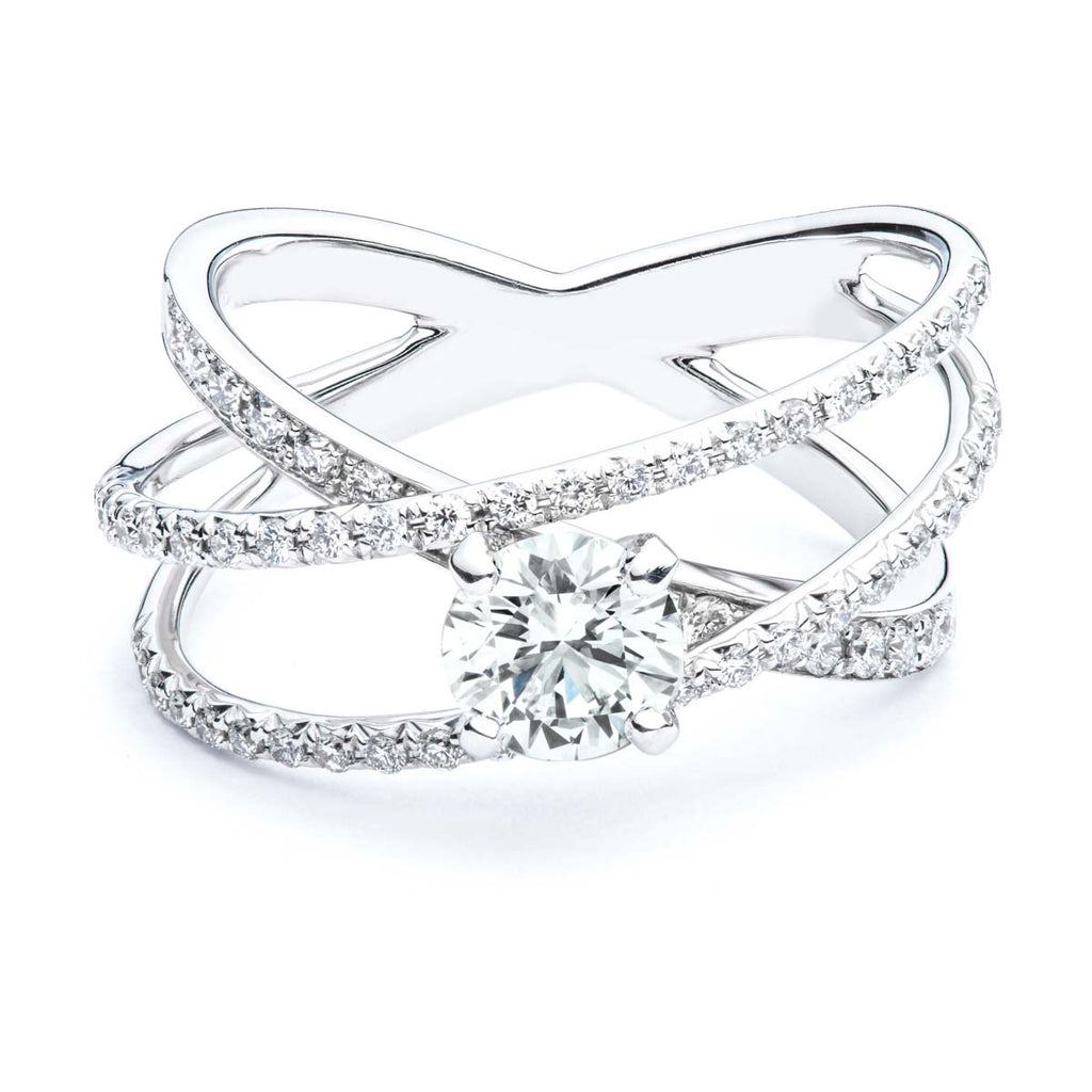 Orbital Diamond Engagement Ring