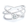 Orbital Diamond Engagement Ring