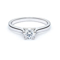 Cathedral Diamond Solitaire Engagement Ring