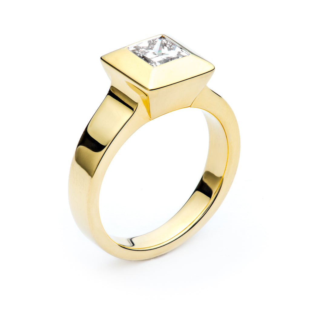 Yellow Gold Diamond Engagement Ring