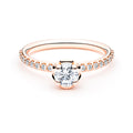 The Veronica Rose Gold Diamond Engagement Ring