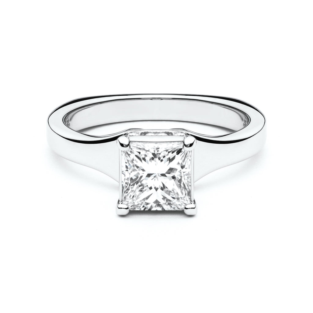 The Olympia Princess Cut Engagement Ring