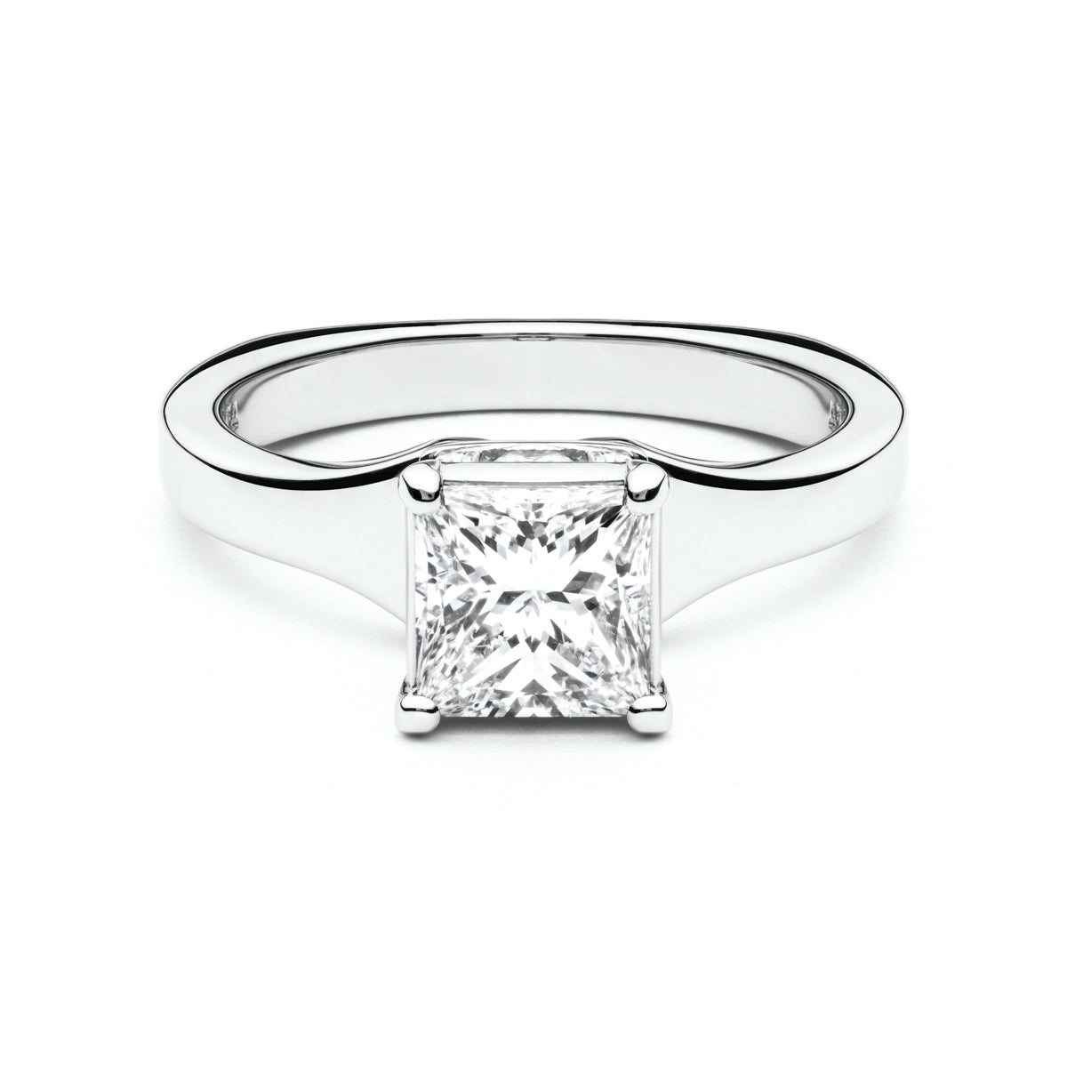 The Olympia Princess Cut Engagement Ring