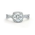 The Marissa Crossover Diamond Engagement Ring