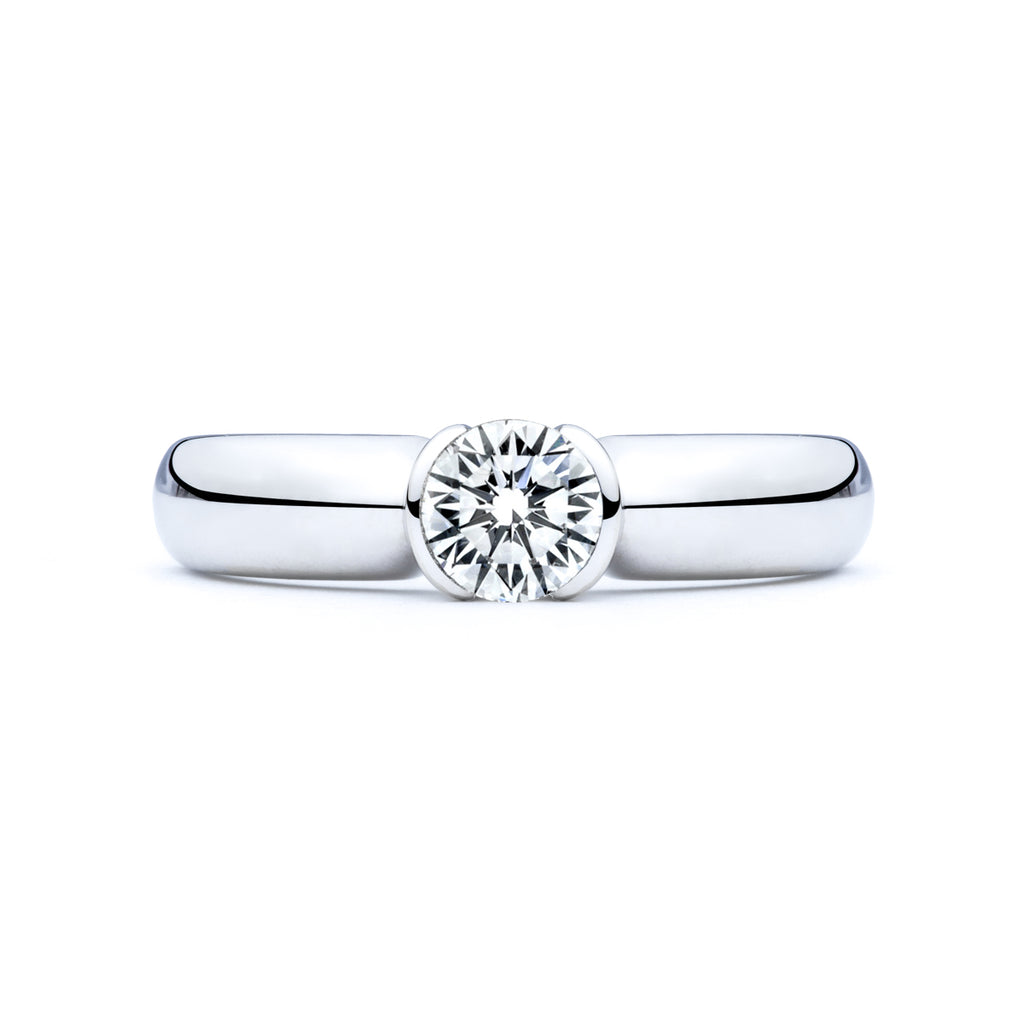 The Claire Split Bezel Engagement Ring