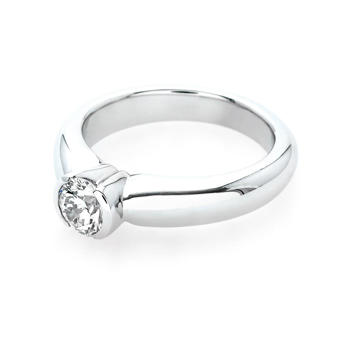 The Claire Split Bezel Engagement Ring