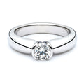 The Claire Split Bezel Engagement Ring