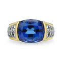 Tanzanite and Diamond Ring