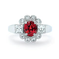 Custom Ruby and Diamond Ring