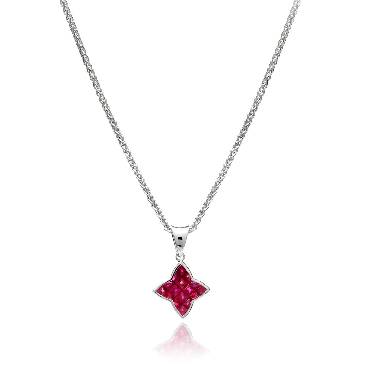 Ruby Star Pendant