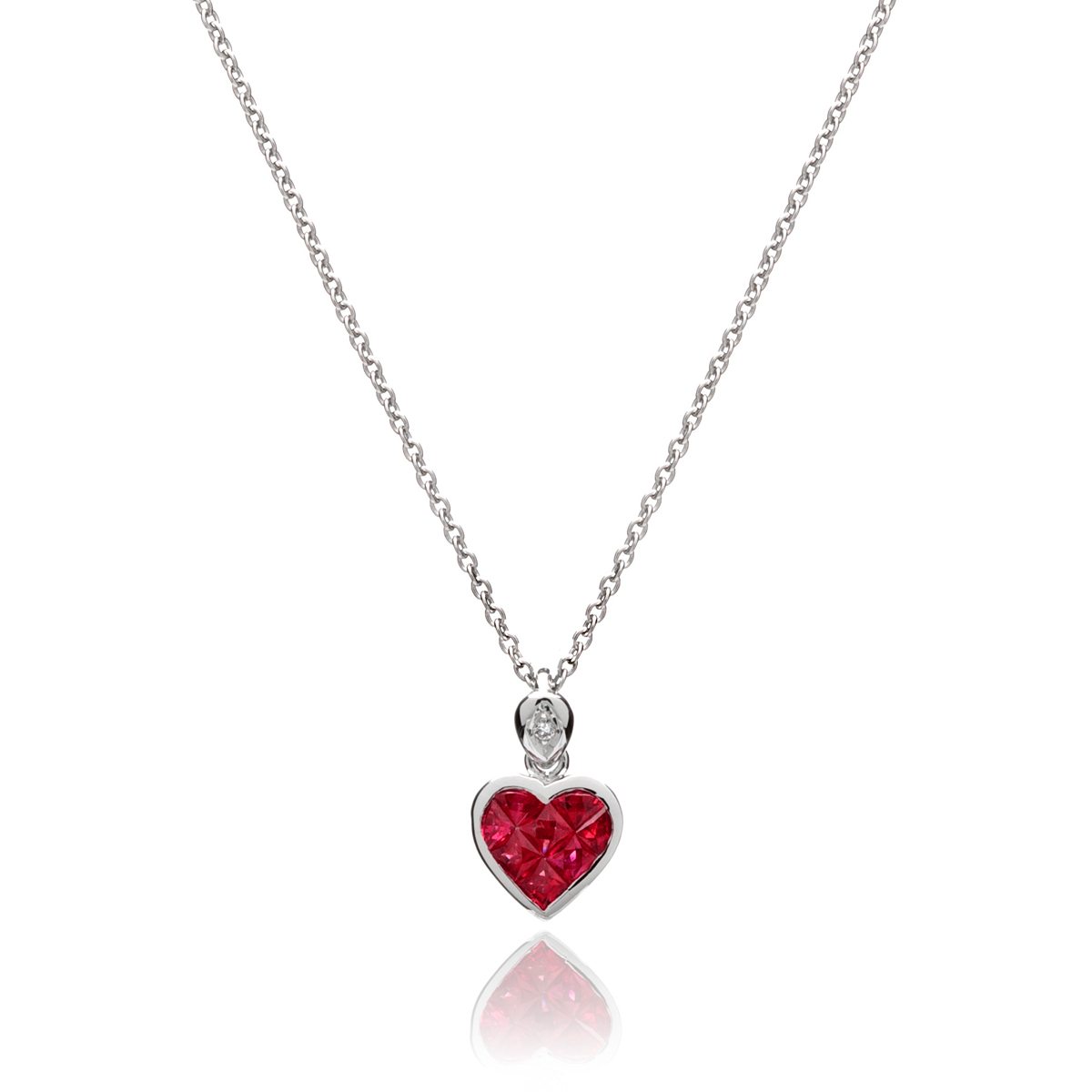 Ruby Heart Pendant