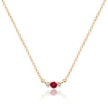 Ruby and Diamond Necklace