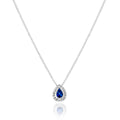 Pear Shaped Sapphire Pendant