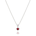 Ruby and Diamond Star Pendant