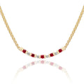 Ruby and Diamond Anniversary Necklace