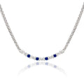 Sapphire and Diamond Anniversary Necklace