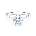 Six Prong Diamond Solitaire Engagement Ring