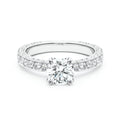 The Alexis Bead Set Diamond Engagement Ring