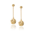 Yellow Gold Dangle Earrings