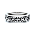Gothic Cross Platinum Band