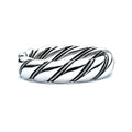 Twisted Platinum Wedding Band