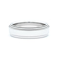 Palladium Step Wedding Band