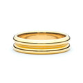 Yellow Gold Milgrain Men's Band
