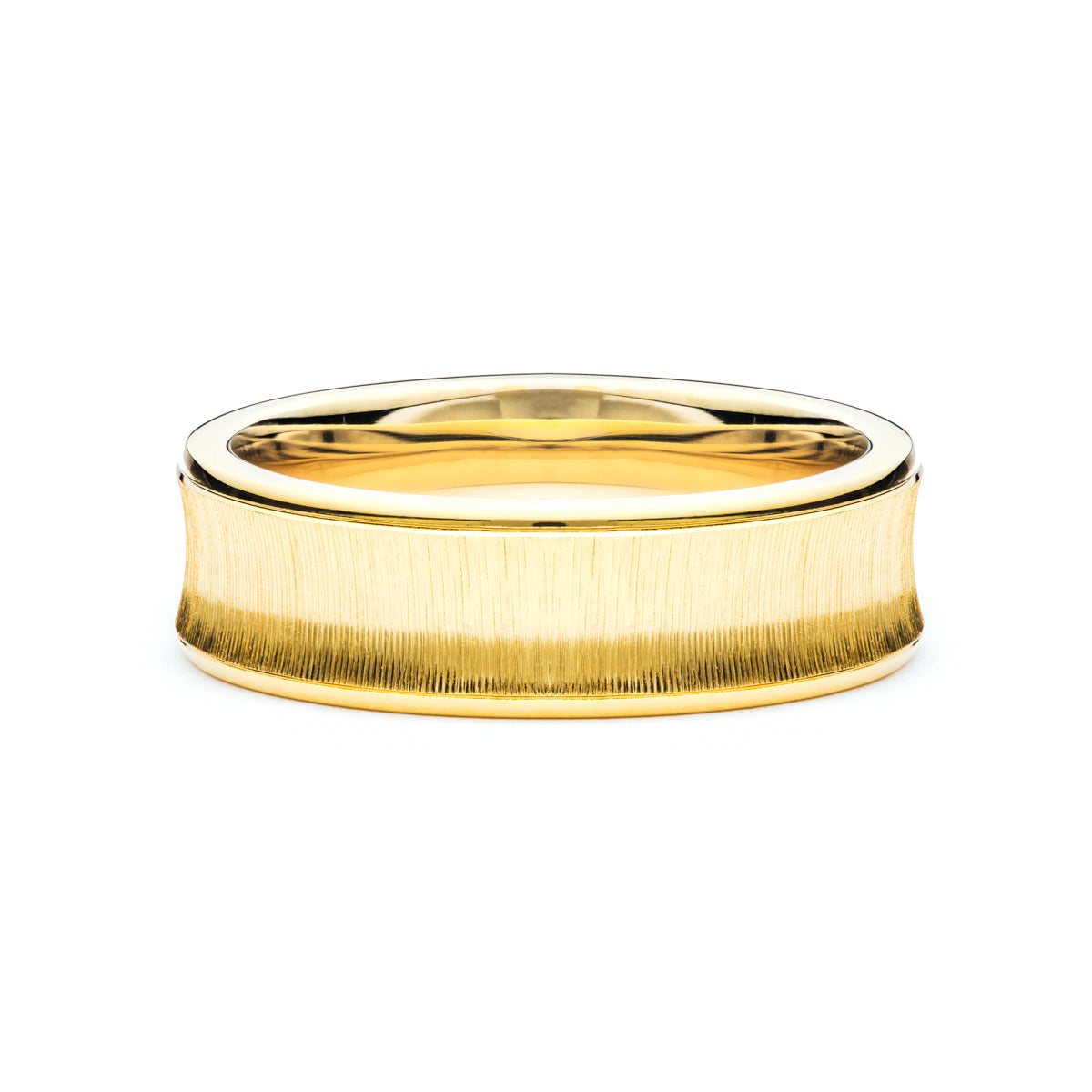 Yellow Gold Men's Wedding Band