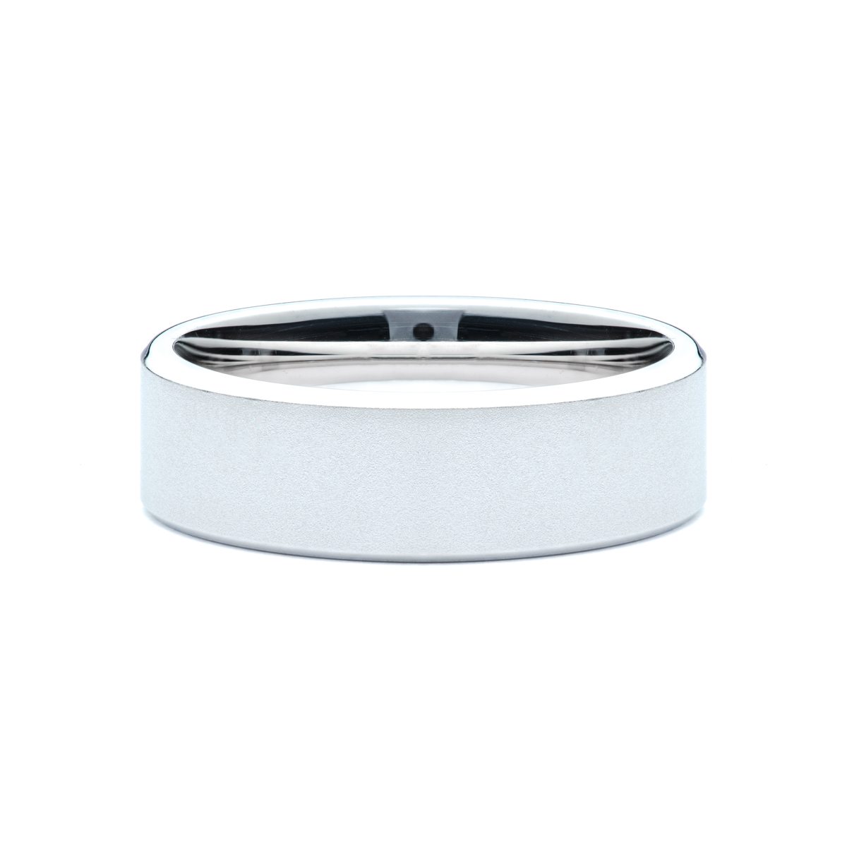 Sand Blasted Men's Wedding Band
